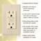 Faith Self-Test 20A TR GFCI Outlet Receptacle with Wall Plate, Ivory GLS-20ATR-IV - alternate 4